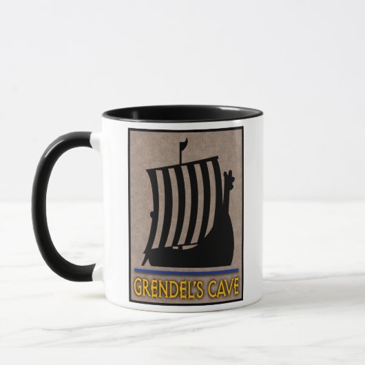 Logo de la grotte de Grendel Coffee Mug (Gauche)