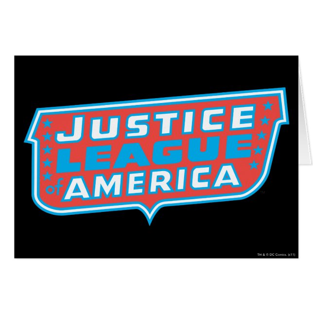 Logo de la Justice League of America (Devant horizontal)