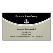 Logo de la loi moderne Cartes de visite du procure (devant)