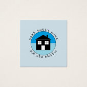 Logo de la Maison Bleue, Carte de changement d'adr (Devant)