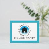 Logo de la Maison Bleue, Invitation de la Fête du  (Debout devant)