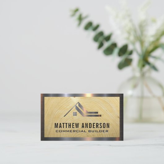 Logo de la maison | Carte de visite de compensatio (Debout devant)