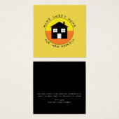 Logo de la maison Citrus, Carte de changement d'ad (Devant & derrière)