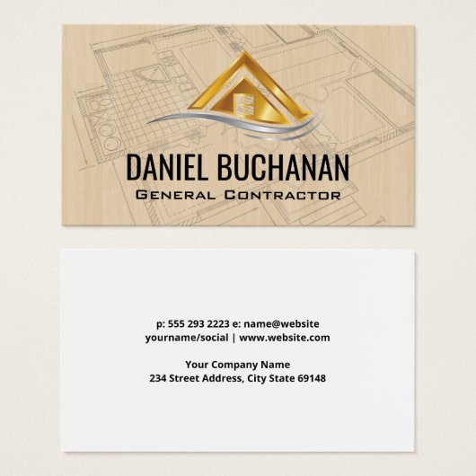 Logo de la maison Gold Silver | Architecte (Devant & derrière)