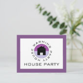 Logo de la maison violet, Invitation de la fête du (Debout devant)