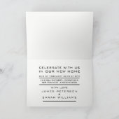 Logo de la maison violet, Invitation de la fête du (Intérieur)