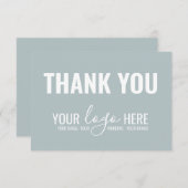 Logo de la marque commerciale Dusty Merci bleu (Devant / Derrière)