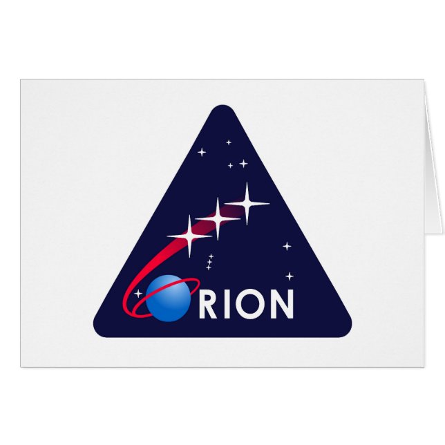 Logo de la NASA Orion (Devant horizontal)