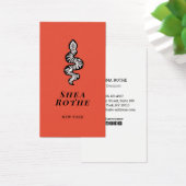 Logo de la nature du serpent blanc noir cool (Bureau)