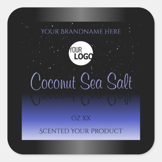 Logo de la Parties scintillant Étiquette de produi (Devant)