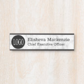 Logo de la porte de bureau Nom Plaque Signal - Mar (Devant)