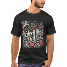Logo de la Saint Valentin pour T-Shirts