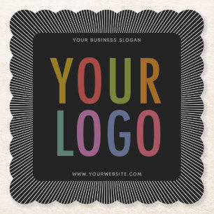 Logo de la société de sous-verre en papier à bordu