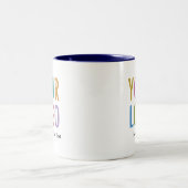 Logo de la société Navy Blue Inner Coffee Mug Nom  (Centre)