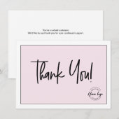 Logo de la société Pink Black White Merci social (Devant / Derrière)