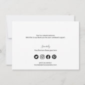 Logo de la société Pink Black White Merci social (Dos)