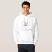 Logo de la société Sweat - shirt à capuche double (Devant entier)