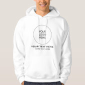 Logo de la société Sweat - shirt à capuche double (Devant)