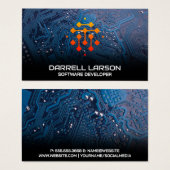 Logo de la technologie géométrique moderne | Carte (Devant & derrière)