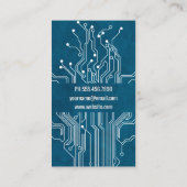 Logo de la technologie moderne | Carte de circuit  (Dos)