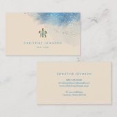 logo de la tortue de mer carte de visite (Devant / Derrière)