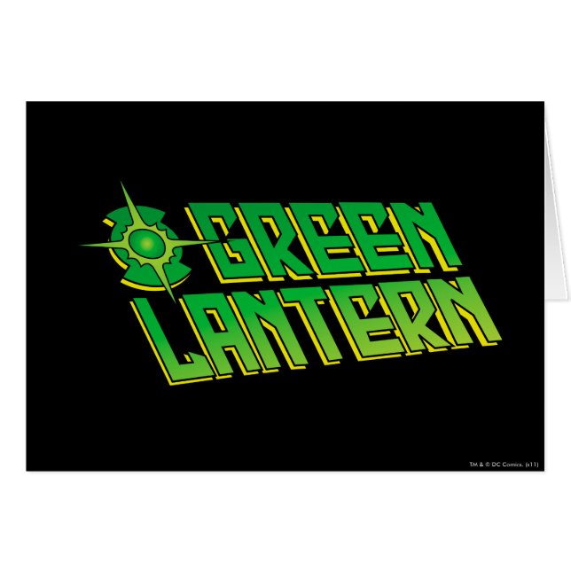 Logo de lanterne verte - incliné (Devant horizontal)