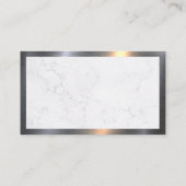 Logo de l'architecte | Carte de visite du salon (Dos)