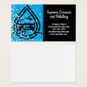 Logo de lavage de voiture | Bulles de savon (Devant & derrière)