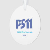 Logo de l'école avec l'ornement de quatre photos (devant)