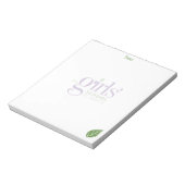 Logo de l'école des filles d'Austin et Bloc-notes  (Tourné)