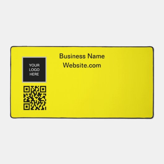 Logo de l'entreprise Code QR jaune (Recto)