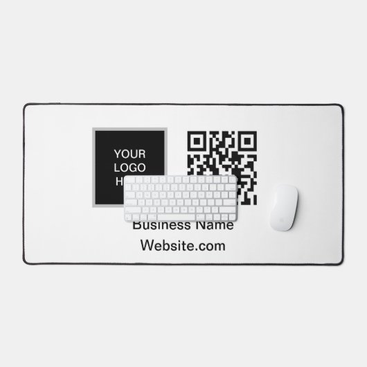Logo de l'entreprise Code QR noir blanc (Clavier et souris)