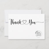 Logo de l'entreprise élégant Merci d'affaires (Devant)