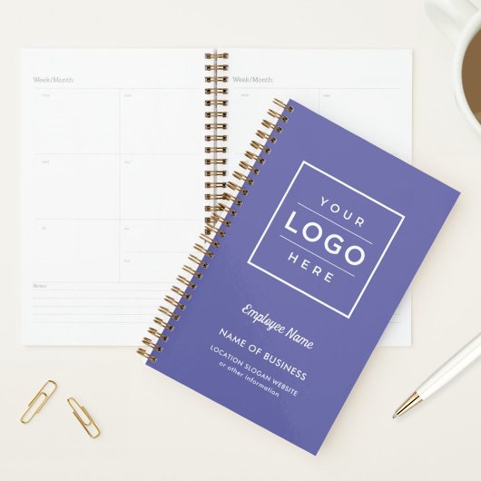 Logo de l'entreprise et nom de l'employé