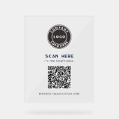 Logo de l'entreprise et scan du code QR ici (Recto)
