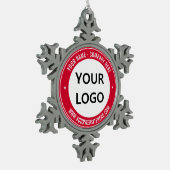 Logo de l'entreprise et texte Modèle ornement de N (Gauche)