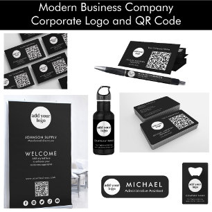 Logo de l'entreprise moderne Black Business Custom