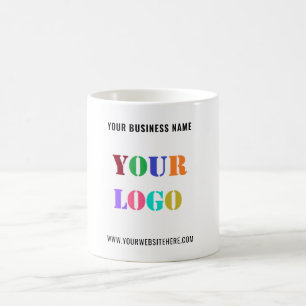 Logo de l'entreprise - Mug de café - Exemple Texte