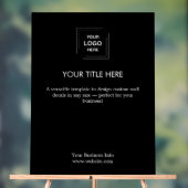 Logo de l'entreprise | Noir moderne (Neutre)