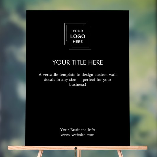 Logo de l'entreprise | Noir moderne (Neutre)