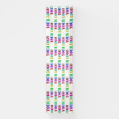 Logo de l'entreprise personnalisé Bannière promoti (Verticale)