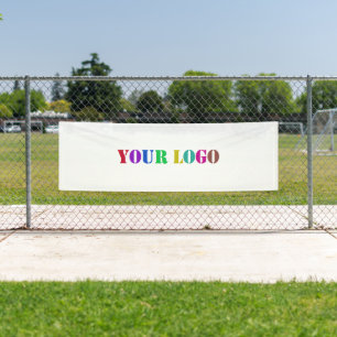 Logo de l'entreprise personnalisé Bannière promoti