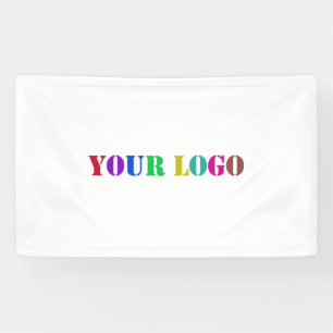 Logo de l'entreprise personnalisé Bannière promoti