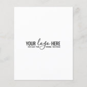 Logo de l'entreprise personnalisé Photo Flyer mark (Dos)