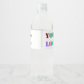 Logo de l'entreprise personnalisée et Étiquette de (Dos)