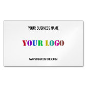 Logo de l'entreprise personnalisée et Magnet du Ca (devant)