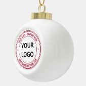 Logo de l'entreprise personnalisée et ornement de  (Droite)