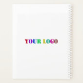 Logo de l'entreprise personnalisée et planificateu (Dos)