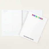 Logo de l'entreprise personnalisée et planificateu (Devant avec enveloppe)