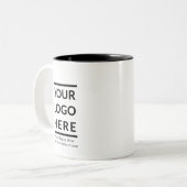 Logo de l'entreprise personnalisée Mug de logo per (Devant gauche)